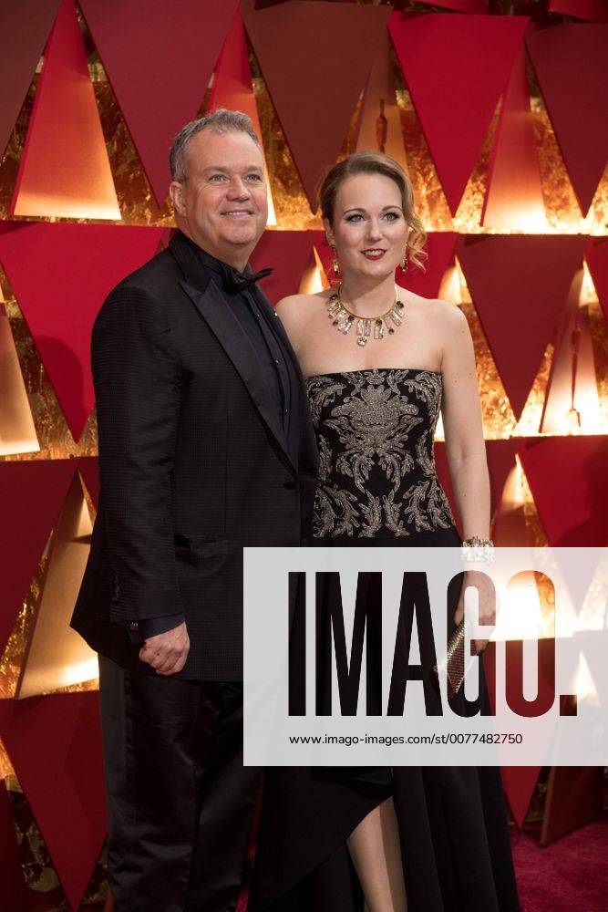 Feb 26, 2017 - Hollywood, California, U.S - Neil Corbould, Oscar nominee, and guest arrive on the red carpet of The 89th Oscars at the Dolby Theatre in Hollywood, CA on Sunday, February 26, 2017. Hollywood U.S - ZUMAz03_ 20170226_sho_z03_309