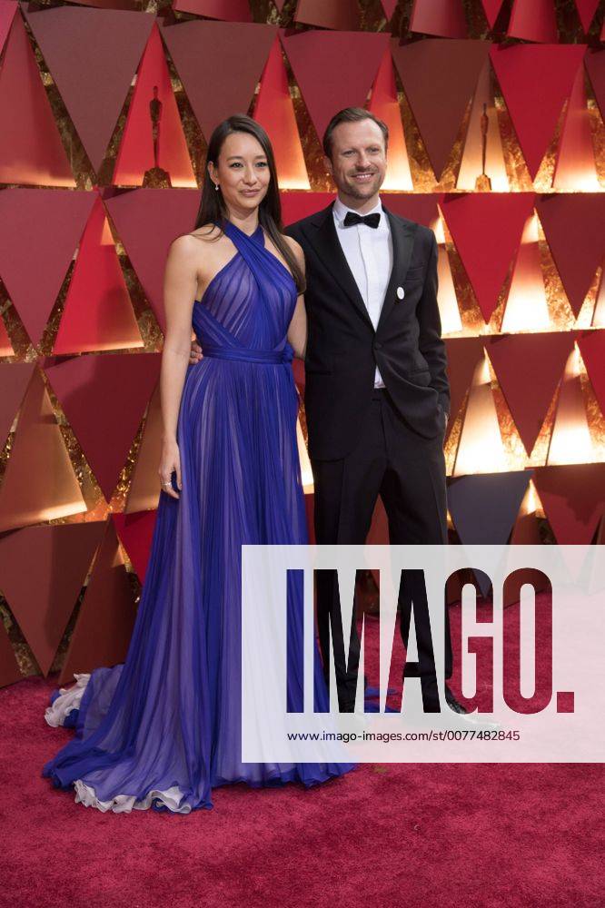 Feb 26, 2017 - Hollywood, California, U.S - Oscar-nominees Joanne Natasegara and Orlando von Einsiedel arrive at The 89th Oscars at the Dolby Theatre in Hollywood, CA on Sunday, February 26, 2017. Hollywood U.S - ZUMAz03_ 20170226_sho_z03_268