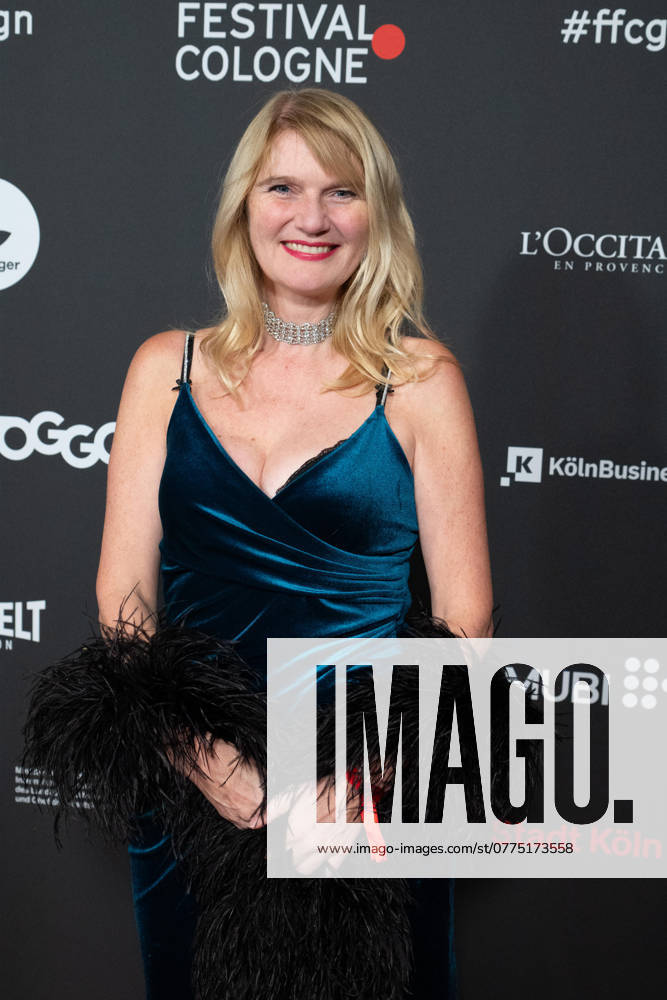 Corinna NILSON, Actress, Red Carpet, Red Carpet Show, Arrival, Film Festival Cologne Awards in Cologne