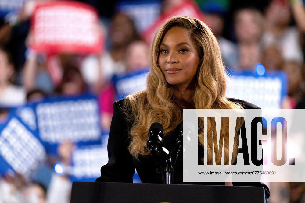 KW43 Beyonce onstage during a campaign event at Shell Energy Stadium on Friday October25, 2024 in Houston, Texas. Photo: Trish Badger imageSPACE MediaPunch