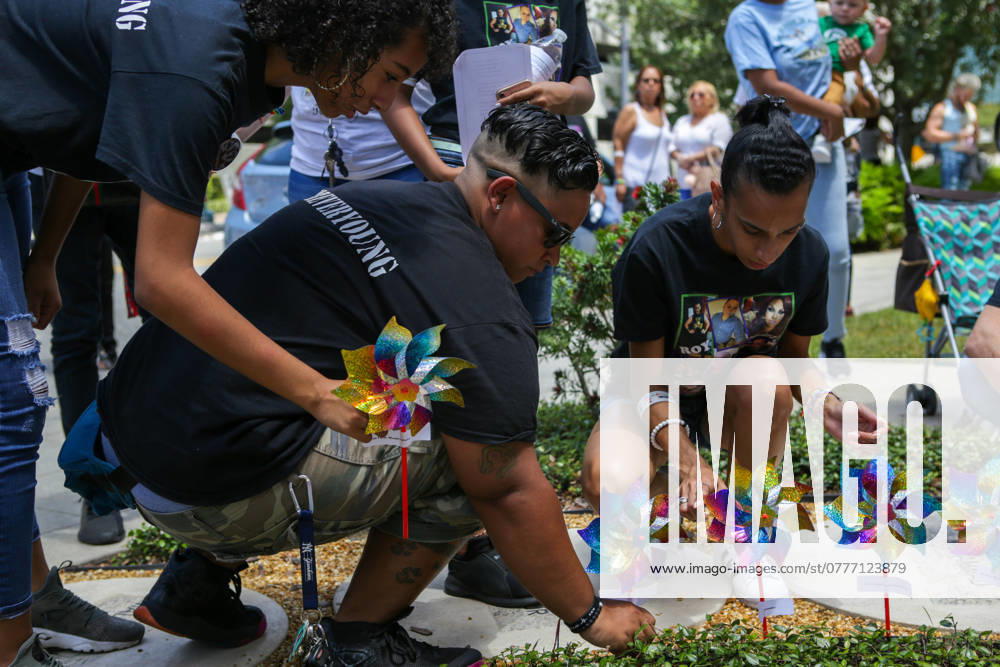 Orlando, Florida Remembrance activities for Pulse victims Two years to the day since Omar Mateen walked into Pulse nightclub in Orlando and killed 49 people and injured 53 others Bell ringing activity at First United Methodist Church Pictured attendees place pinwheel