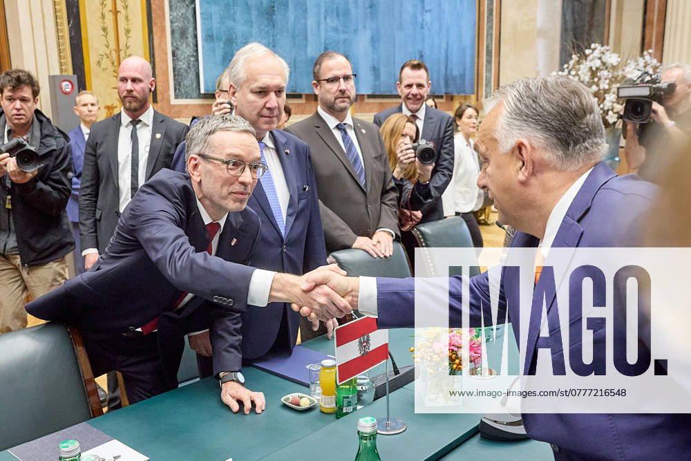Vienna 31 10 2024 Today the new President of the Austrian N