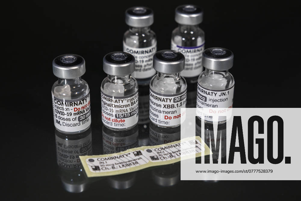 Original vials of all Comirnaty vaccines from BioNTech Pfizer Editorial Original vials of all Comirnaty vaccines from BioNTech Pfizer