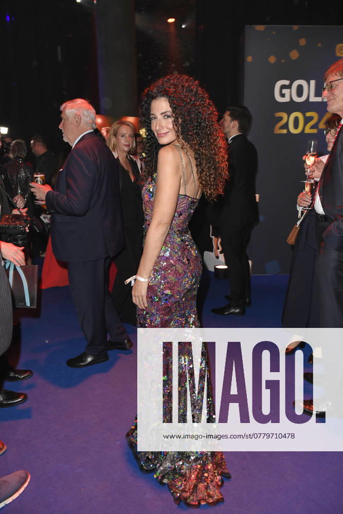Marwa Eldessouky at the Golden Hen award ceremony in the exhibition halls in Leipzig on 15 11 2024