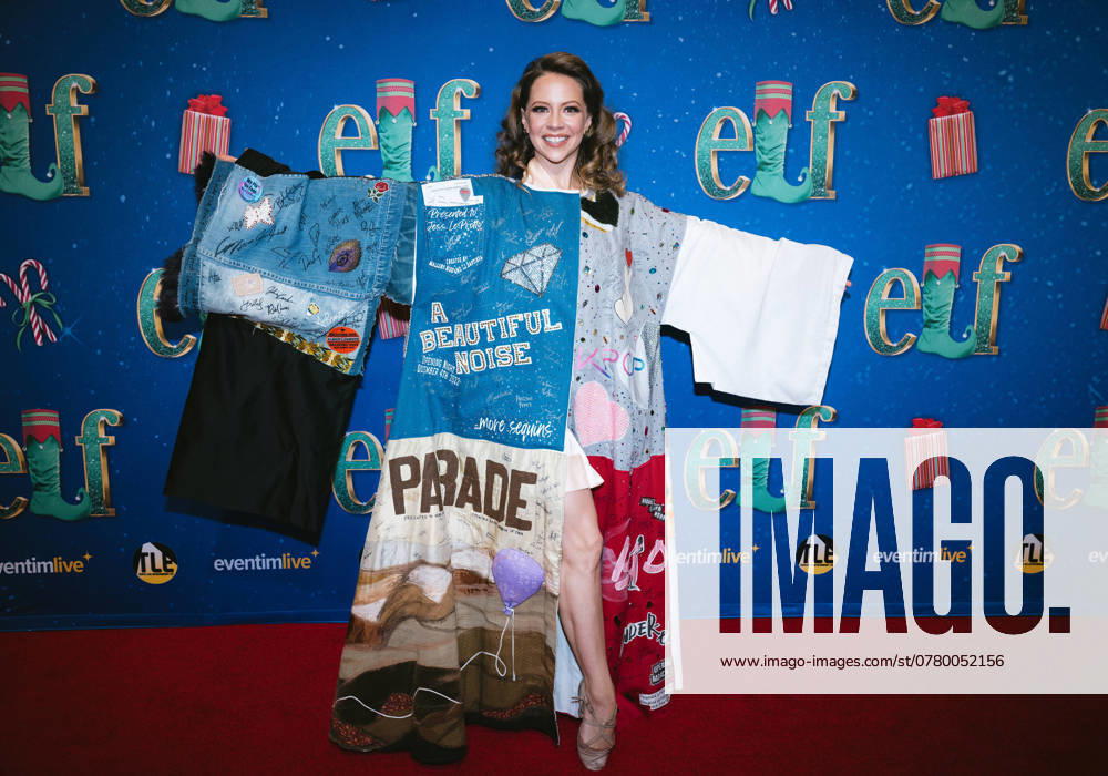 Maria Briggs attends Elf The Musical Broadway Opening Night at Marquis Theatre in New York. November 17, 2024. New York USA - ZUMAp281 20241117_zea_p281_042