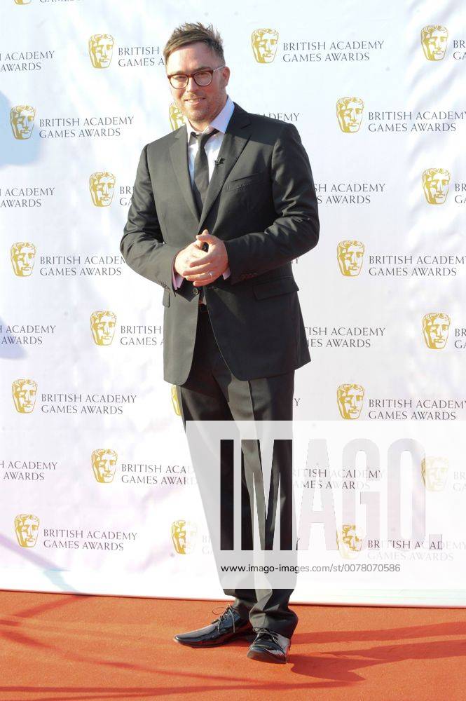 British filmmaker, comedian and writer Danny Wallace attends the British Academy (BAFTA) Games Awards at Tobacco Dock in London. APRIL 6th 2017 TSTx17726