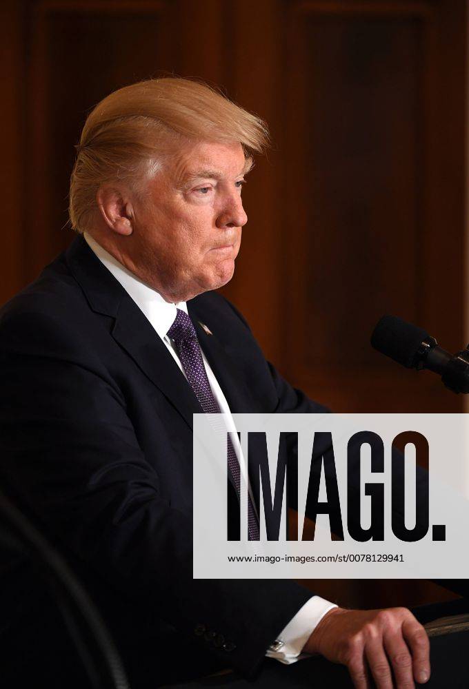 (170412) -- WASHINGTON, April 12, 2017 -- U.S. President Donald Trump attends a press conference at the White House in Washington D.C., the United States, on April 12, 2017. U.S. President Donald Trump said on Wednesday that his administration won t label China as currency manipulator, and complained that the U.S. dollar is too strong. In an interview with Wall Street Journal on Wednesday, Trump said they (China) are not currency manipulators, according to the report. ) U.S.-WASHINGTON D.C.-WALL STREET JOURNAL-TRUMP-CHINA-CURRENCY MANIPULATOR-NOT LABELING YinxBogu