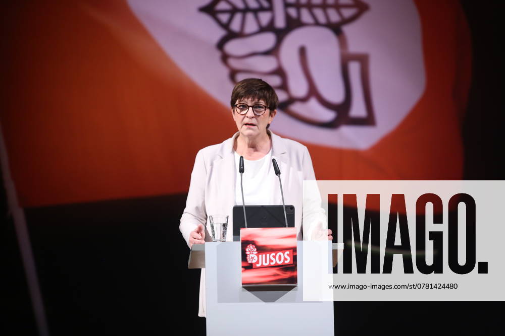 Juso Federal Congress 2024 SPD leader Saskia Esken