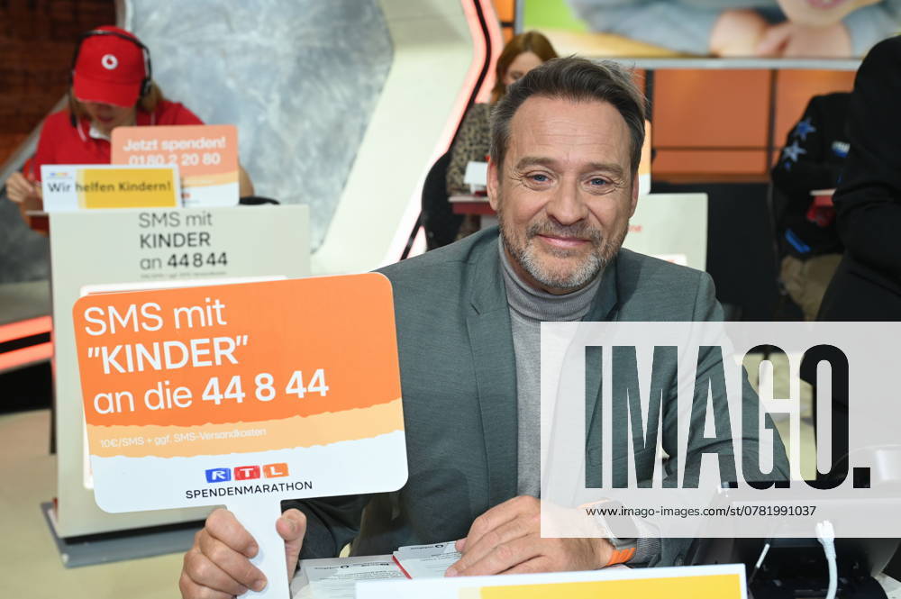 Actor Kai Noll takes part in the 29 RTL telethon wir helfen Kindern 2024
