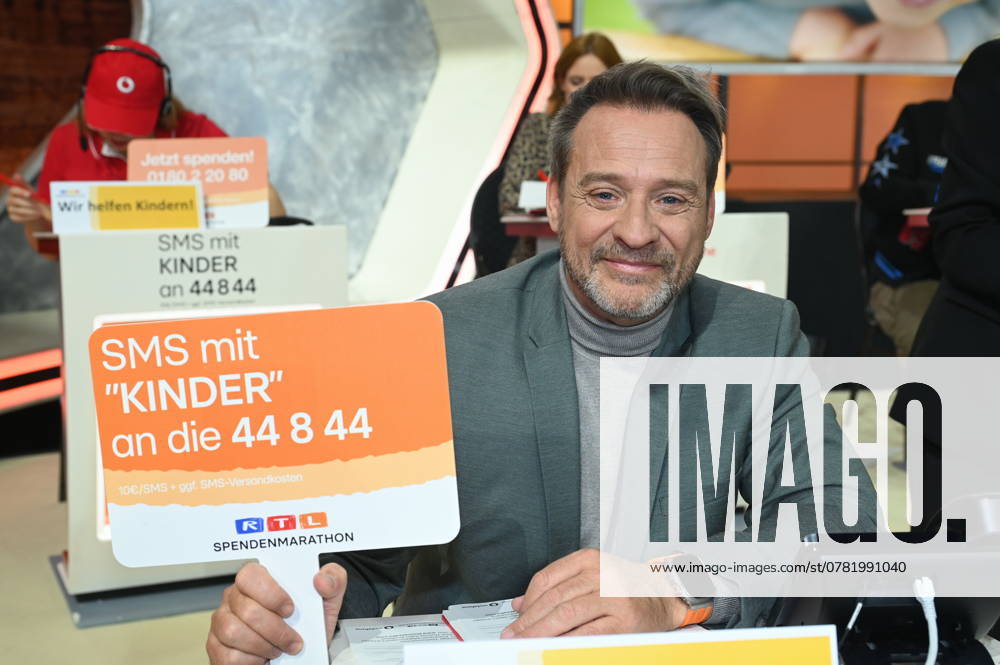 Actor Kai Noll takes part in the 29 RTL telethon wir helfen Kindern 2024