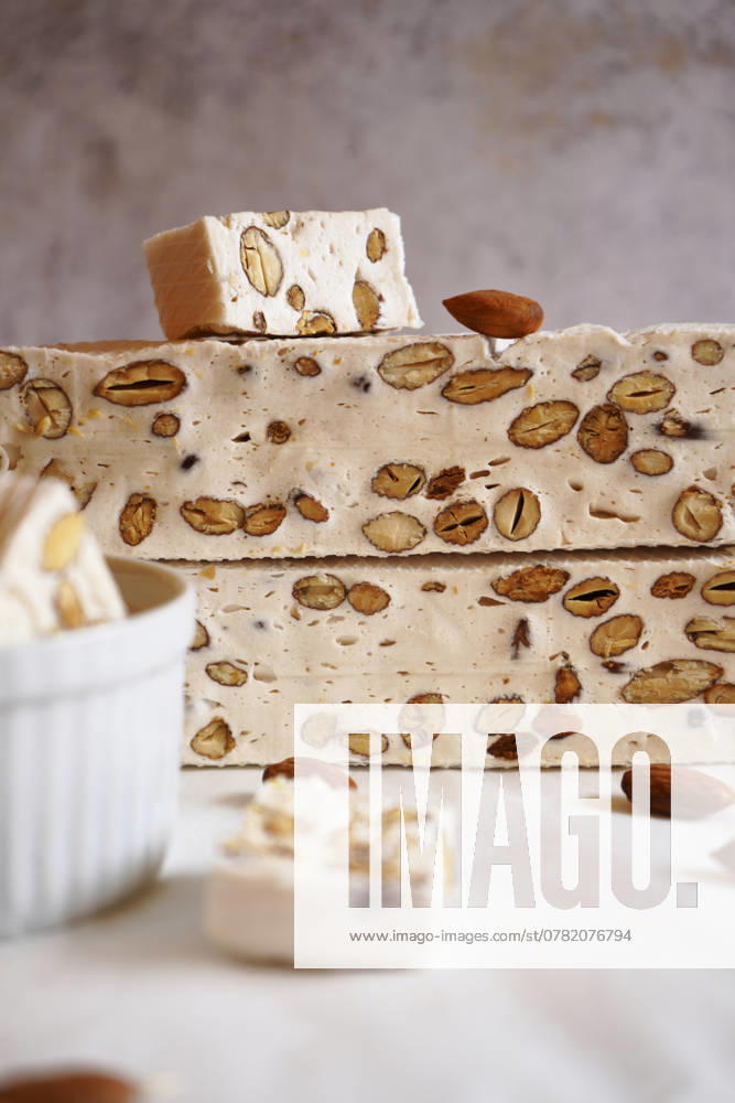 Almond Nougat Traditional Holiday Sweets. Almond Nougat Traditional Holiday Sweets.