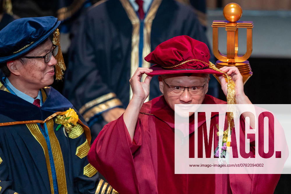 Bilder des Jahres 2024, News 11 November 265858.jpg Nvidia founder and CEO Jen-Hsun Huang receives an honorary doctorate from Hong Kong University of Science and Technology at a congregation ceremony in Hong Kong, China ,Saturday, 23 November 2024 HONG KONG