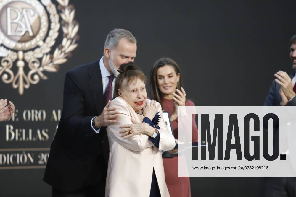 Spain King Felipe VI and Queen Letizia during delevery of Gold Medals for Merit in Fine Arts in Sevilla on Wednesday, 27 November 2024. Cordon Press