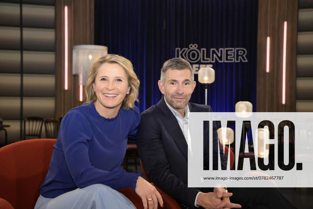 From left Susan LINK, presenter, Micky BEISENHERZ, presenter, guest on the program Koelner Treff on WDR television, 29 11 2024 Ã