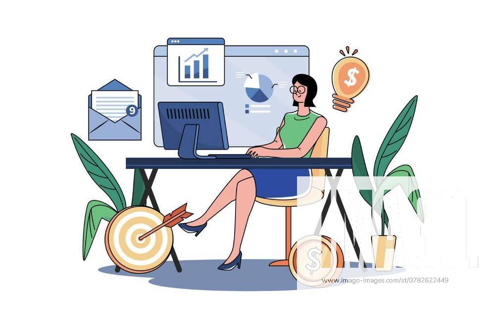 Businesswoman Working With Desktop Computer, Businesswoman Working With Desktop Computer, Businesswoman Working With Desktop Computer, 16.10.2024,