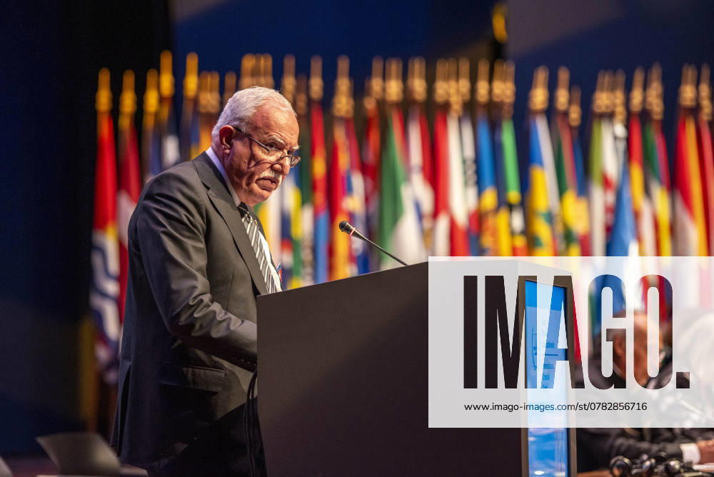 On December 2, 2024, Minister for the State of Palestine and Special Advisor to the President for International Relations, H.E. Mr. RIAD MALKI, addressed the Assembly of States Parties to the Rome Statute. MR. MALKI encouraged continued investigation into the atrocities in Gaza, and the honoring of arrest warrants recently issued by the International Criminal Court for Israeli Prime Minister Benjamin Netanyahu and Minister of Defense Yoav Gallant. The Hague Netherlands - ZUMAp202 20241202_zip_p202_009