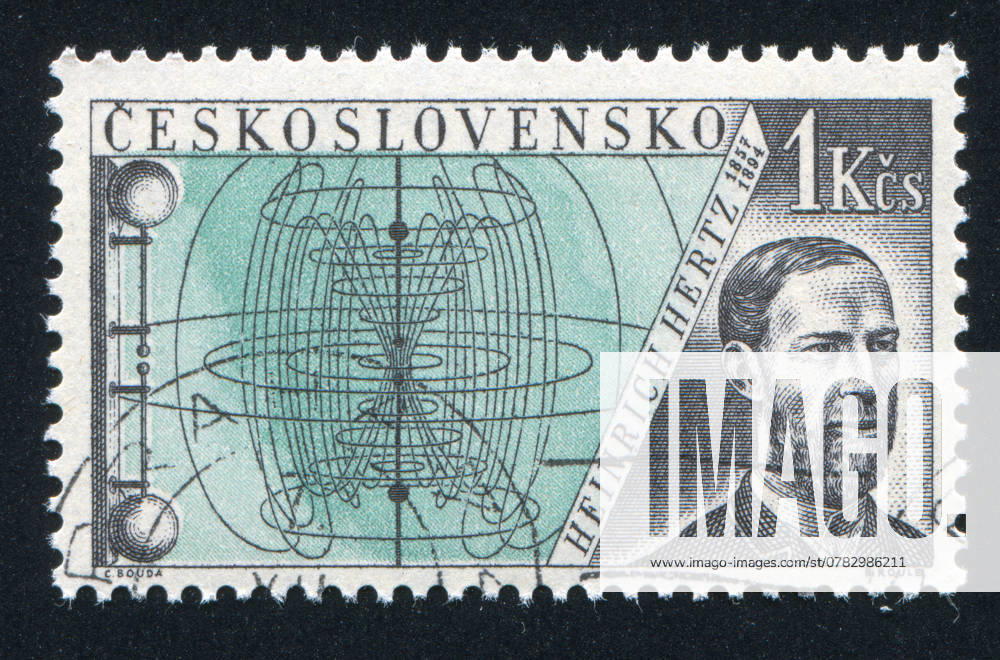 CZECHOSLOVAKIA - CIRCA 1959: stamp printed by Czechoslovakia, shows Heinrich Hertz, drawing, circa 1959 , 11270258.jpg, 1959, CZECHOSLOVAKIA, Heinrich, Hertz, Physicist, Seal, aged, ancient, antique, beard, brow, chart, cheek, chin, diagram, ear, electricity, electromagnetic, envelope, eye, eyelid, face, famous, forehead, hair, head, historic, invention, layout, letter, lip, mail, message, moustache, mouth, nose, old, philately, postage, postcard, postmark, prominent, retro, scheme, scientist, stamp, vintage, wrinkle,
