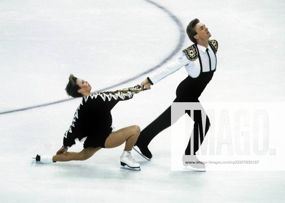 Jayne Torvill and Christopher Dean (GBR). Winter Olympics 1984 Sarajevo o0 Eistanz