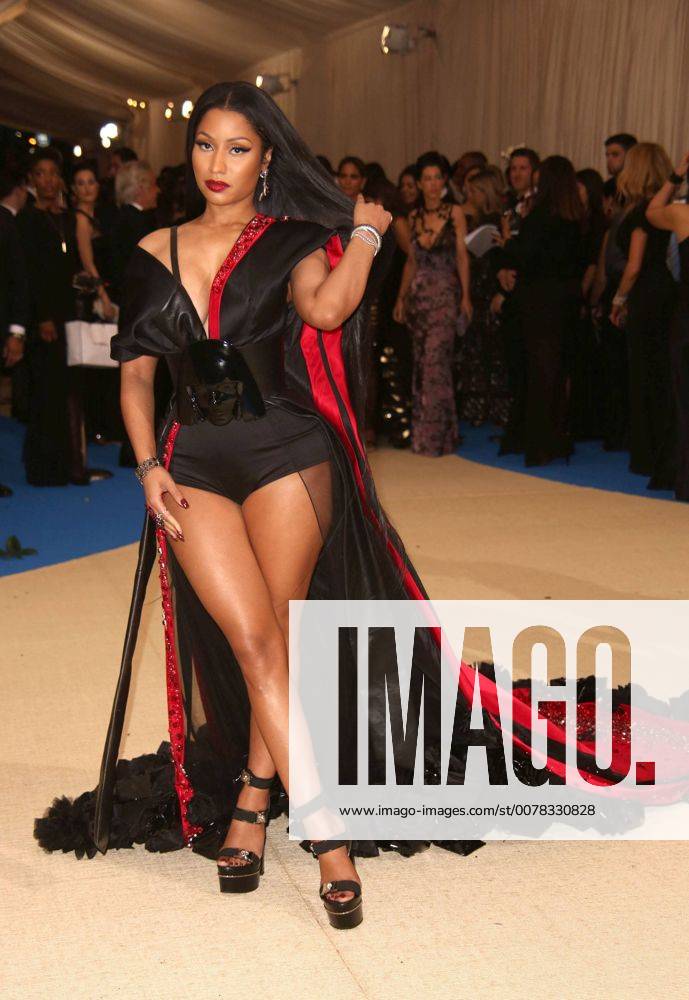 New York, New York, U.S. - NICKI MINAJ attends the Metropolitan Museum Costume Institute Benefit celebrating the exhibition of Rei Kawakubo Comme des Garcons-Art of the In Between.Met Museum,NYC.May 1, 2017.Photos by , Photos Inc. New York U.S. - ZUMAms4_ 20170501_zaf_ms4_082