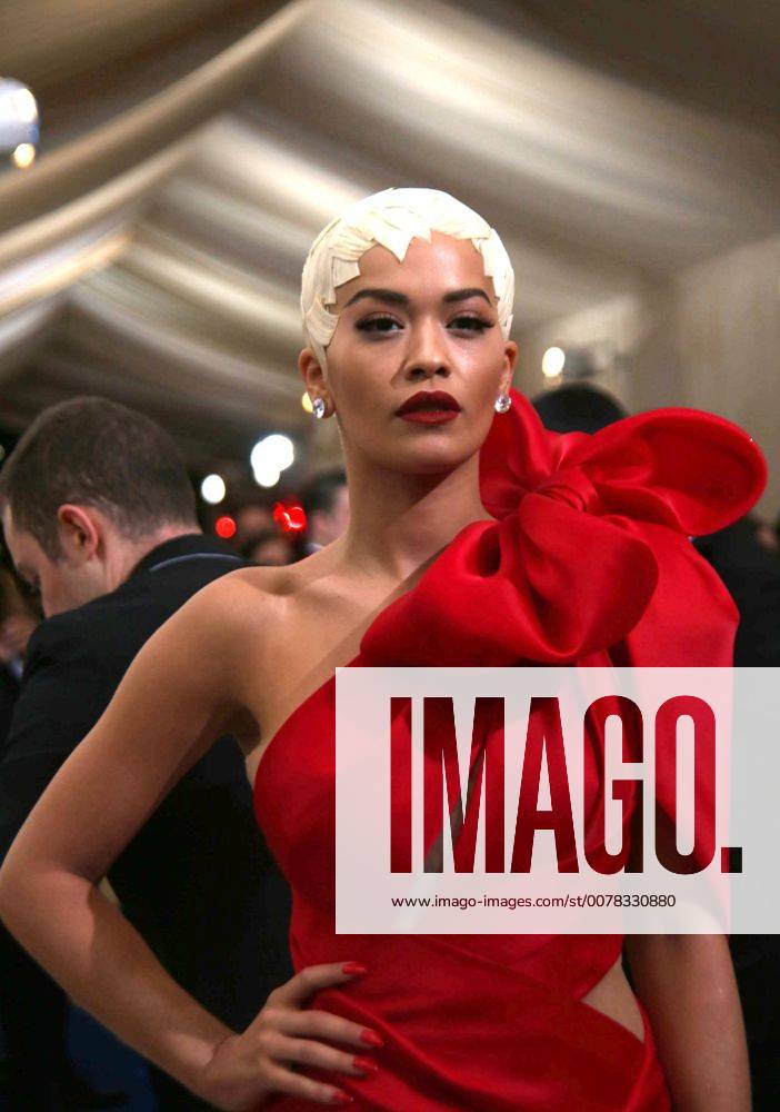New York, New York, U.S. - RITA ORA attends the Metropolitan Museum Costume Institute Benefit celebrating the exhibition of Rei Kawakubo Comme des Garcons-Art of the In Between.Met Museum,NYC.May 1, 2017.Photos by , Photos Inc. New York U.S. - ZUMAms4_ 20170501_zaf_ms4_097