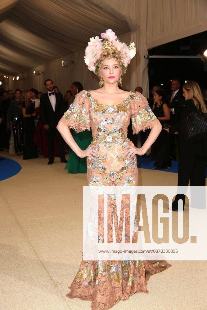 New York, New York, U.S. - HALEY BENNETT attends the Metropolitan Museum Costume Institute Benefit celebrating the exhibition of Rei Kawakubo Comme des Garcons-Art of the In Between.Met Museum,NYC.May 1, 2017.Photos by , Photos Inc. New York U.S. - ZUMAms4_ 20170501_zaf_ms4_099