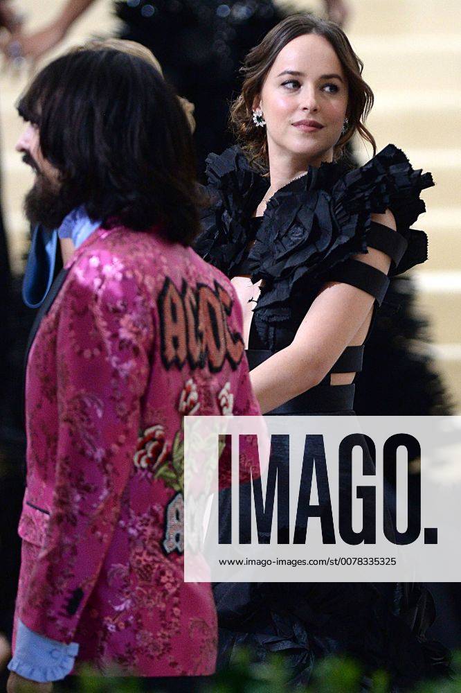 Arriving at the Rei Kawakubo Comme des Garcons: Art Of The In-Between Costume Institute Gala at the Metropolitan Museum of Art Dakota Johnson ( Melanie Griffith s daughter ) New York United States 513444