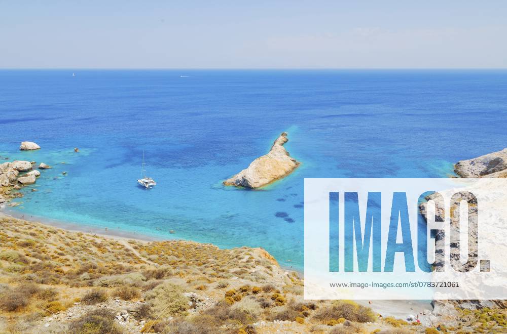 Strand von Katergo, Insel Folegandros, Kykladeninseln, Griechenland, Europa Katergo beach, Folegandros Island, Cyclades Islands, Greece, Europe