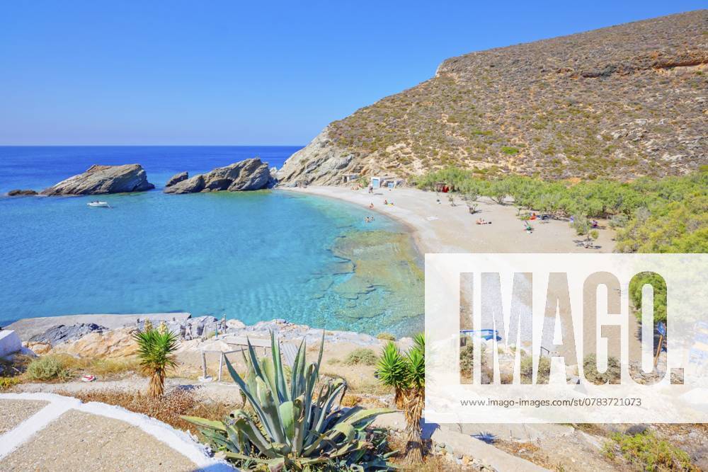 Strand Agios Nikolaos, Agali, Insel Folegandros, Kykladen Inseln, Griechenland, Europa Agios Nikolaos beach, Agali, Folegandros Island, Cyclades Islands, Greece, Europe
