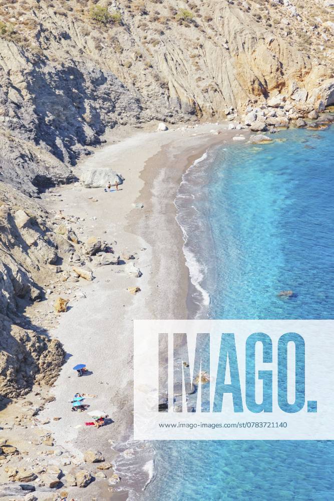 Strand von Katergo, Insel Folegandros, Kykladeninseln, Griechenland, Europa Katergo beach, Folegandros Island, Cyclades Islands, Greece, Europe