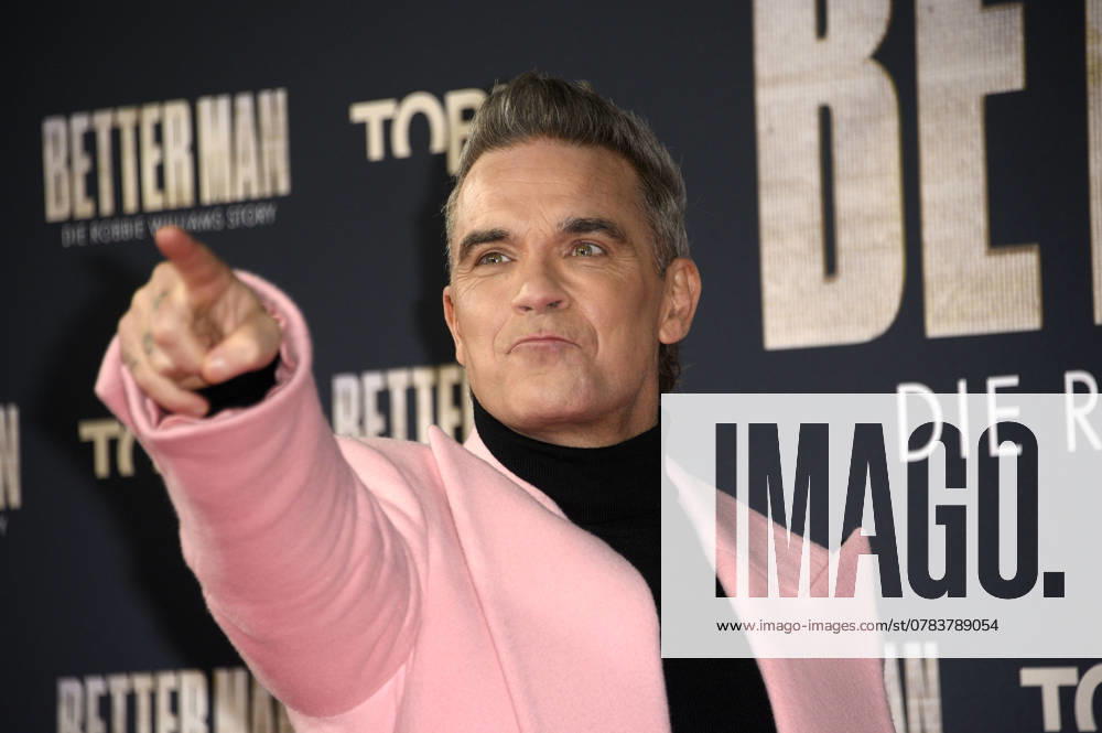 Robbie Williams at the premiere of the movie Better Man The Robbie Williams Story at Cinedom Cologne, 08 12 2024 Foto:xN.xKubelkax xFuturexImagex better_man_4404