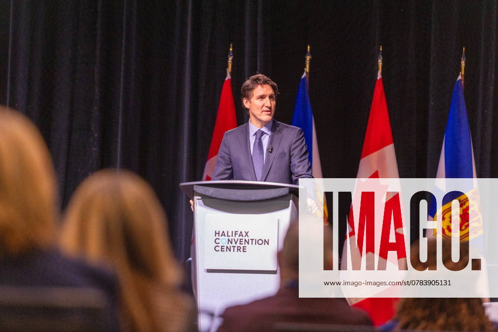 Prime Minister Justin Trudeau attends a fireside chat with the Halifax Chamber of Commerce in Halifax on Monday December 9, 2024. Halifax Canada - ZUMAc35_ 20210717_zaf_c35_098