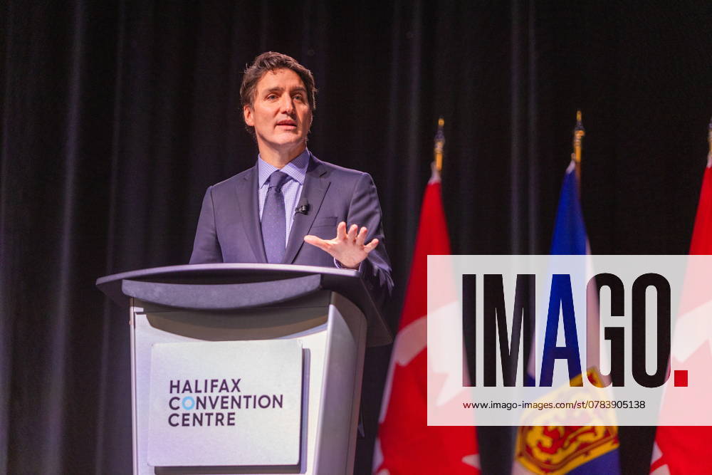 Prime Minister Justin Trudeau attends a fireside chat with the Halifax Chamber of Commerce in Halifax on Monday December 9, 2024. Halifax Canada - ZUMAc35_ 20210717_zaf_c35_099