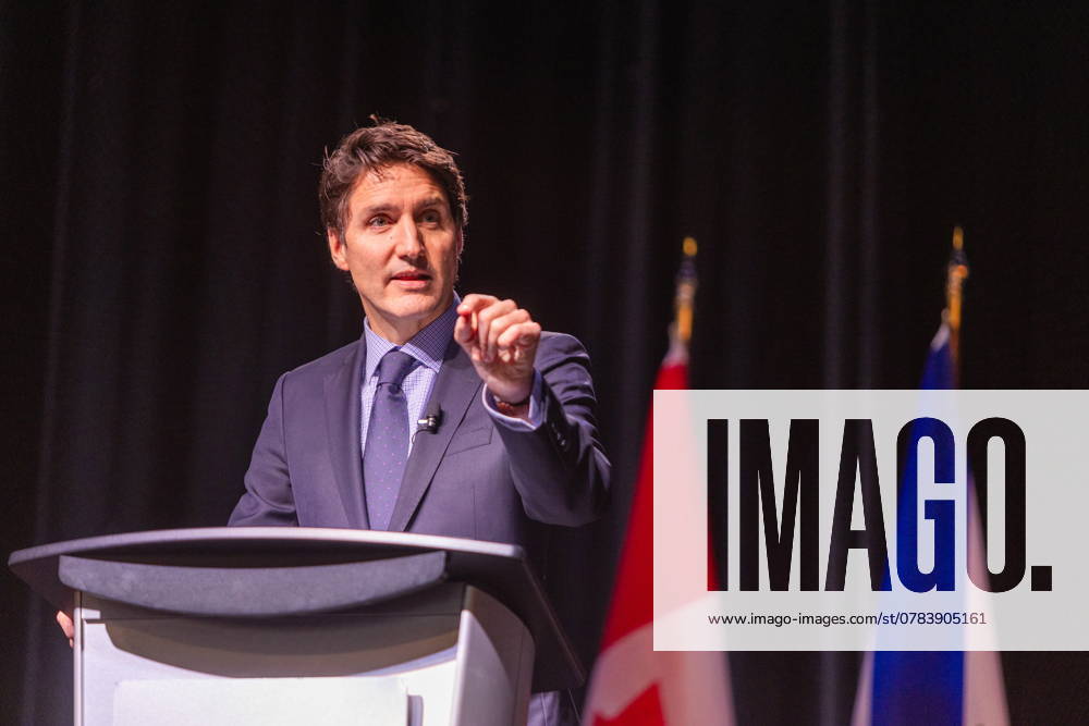 Prime Minister Justin Trudeau attends a fireside chat with the Halifax Chamber of Commerce in Halifax on Monday December 9, 2024. Halifax Canada - ZUMAc35_ 20210717_zaf_c35_103
