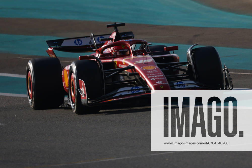 Charles Leclerc of Ferrari drives on the track during Formula 1 Testing at Yas Marina Circuit on December 10, 2024 in Abu Dhabi, United Arab Emirates. Abu Dhabi United Arab Emirates - ZUMAz156 20241210_zip_z156_065