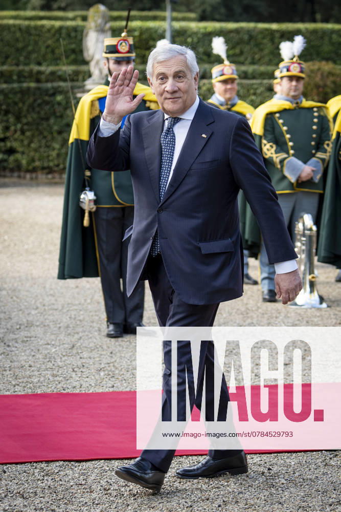 Italian Foreign Minister Antonio Tajani arrives at Villa Doria Pamphilj before the meeting between Italian Prime Minister Giorgia Meloni and King Felipe VI of Spain in Rome. Rome Italy - ZUMAs197 20241211_aaa_s197_171