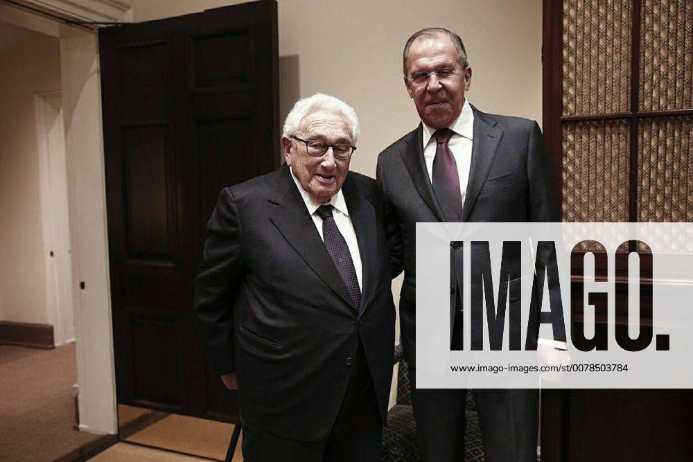 Russian Foreign Minister Sergey Lavrov met with former US Secretary of State Henry Kissinger, Washington, US, May 10, 2017. Photo: flickr.com photos mfarussia . (Free of charge, Creative Commons license) ThexMinistryxofxForeignxAffairs