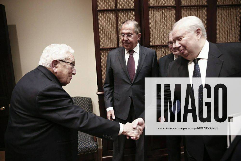 Russian Foreign Minister Sergey Lavrov met with former US Secretary of State Henry Kissinger, Washington, US, May 10, 2017. Photo: flickr.com photos mfarussia . (Free of charge, Creative Commons license) ThexMinistryxofxForeignxAffairs