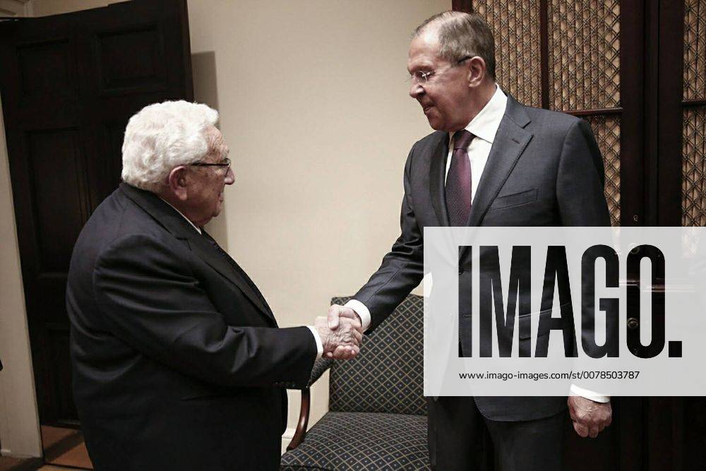 Russian Foreign Minister Sergey Lavrov met with former US Secretary of State Henry Kissinger, Washington, US, May 10, 2017. Photo: flickr.com photos mfarussia . (Free of charge, Creative Commons license) ThexMinistryxofxForeignxAffairs