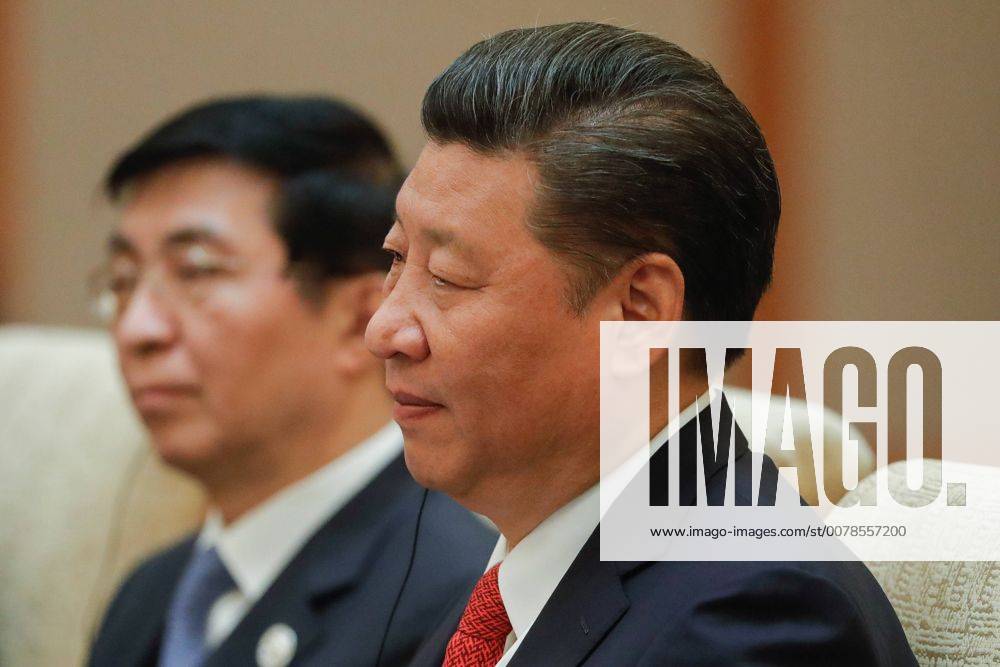 China s President Xi Jinping (R) holds talks during a meeting with Russiaâ€s President Vladimir Putin at the Diaoyutai State Guesthouse. Mikhail Metzel TASS TS04D61B