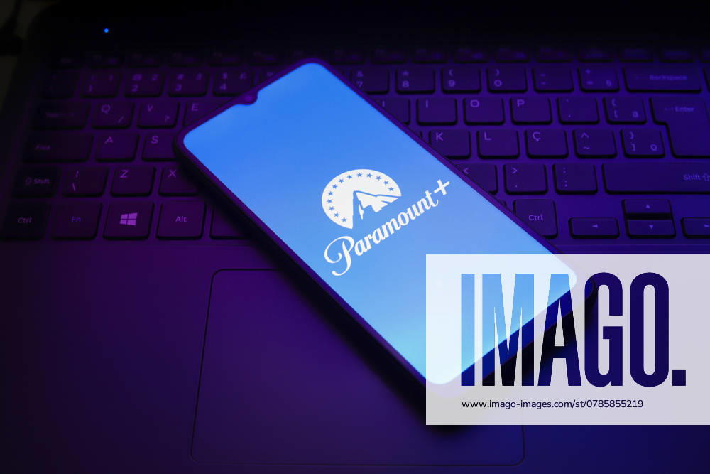 Streaming Video Apps The Paramount Plus logo appears on the screen of a smartphone in Reno, United States, on December 15, 2024. Reno United States