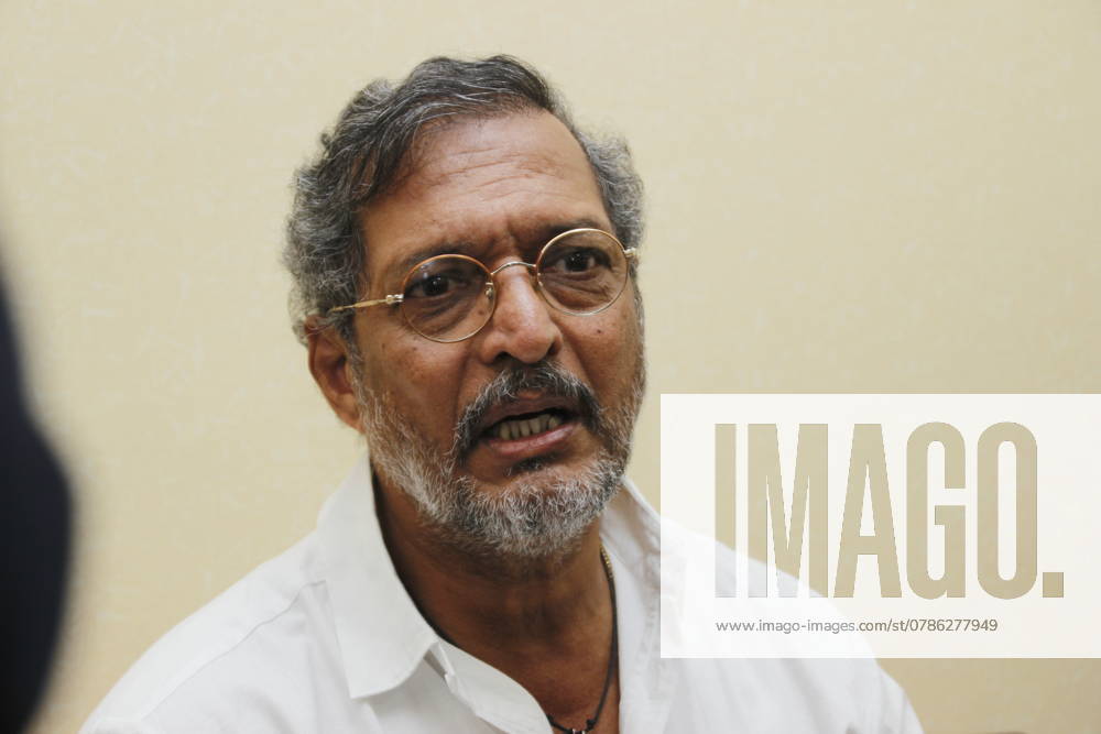 Press Conference Of Bollywood Actor Nana Patekar NEW DELHI, INDIA - FEBRUARY 2: Bollywood actor Nana Patekar speaking during a press conference at National School of Drama on February 2, 2016 in New Delhi, India. (Photo by Shivam Saxena Hindustan Times ) New Delhi Delhi India