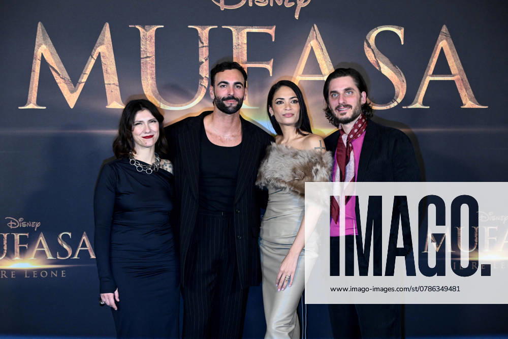 Milan, Photocall for the presentation of the Disney film Mufasa Milan, Photocall for the presentation of the Disney film Mufasa In the photo Elisa, Marco Mengoni, Elodie, Luca Marinelli Milan Italy