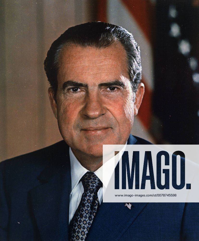 Richard Milhous Nixon (1913 – 1994) American politician who served as the 37th President of the United States from 1969 until 1974, when he became the only U.S. president to resign from office WorldxHistoryxArchive 917_05_WHA_098_0945
