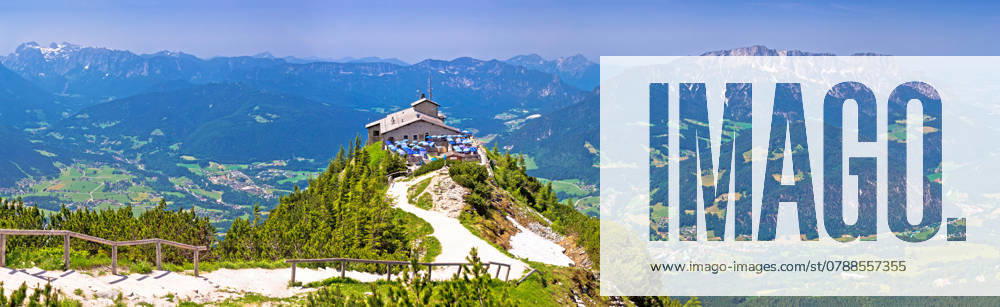 Eagle s Nest or Kehlsteinhaus hideout on the rock above Alpine landscape, Berchtesgadener Land, Bavaria, Germany , 28538722.jpg, eagle s nest, kehlsteinhaus, berchtesgadener land, berchtesgaden, national park, germany, deutschland, bavaria, bayern, alps, alpine, valley, mountain, peak, watzmann, europe, town, blue, capital, sky, old, tourism, travel, village, building, tourist, european, destination, view, scene, famous, scenic, hill, panorama, panoramic, landscape, nature, scenery, hintersee, lake, pond, hitler, era, secret, world war, ii, konigsee, RECORD DATE NOT STATED