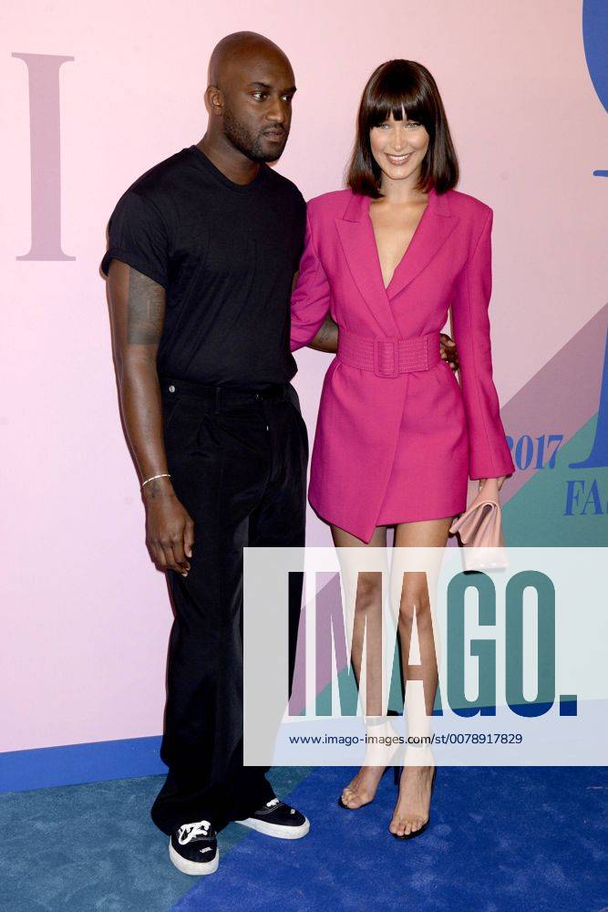 Virgil Abloh und Bella Hadid bei der Verleihung der CFDA Fashion Awards 2017 im Hammerstein Ballroom. New York, 05.06.2017 Foto:xD.Tinex xFuturexImage