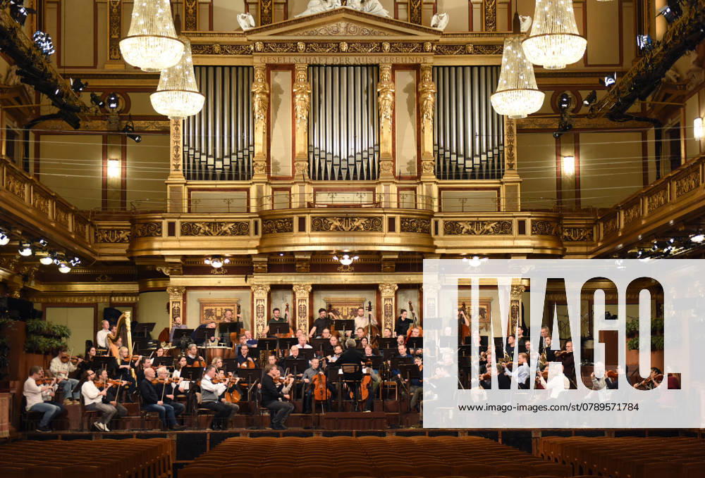 (241229) -- VIENNA, Dec. 29, 2024 -- Members of the Vienna Philharmonic are seen at the rehearsal of the 2025 Vienna Philharmonic New Year s Concert in Vienna, Austria, Dec. 28, 2024. The 2025 Vienna Philharmonic New Year s Concert will be held here on Jan. 1, 2025. ) AUSTRIA-VIENNA-NEW YEAR CONCERT-REHEARSAL HexCanling