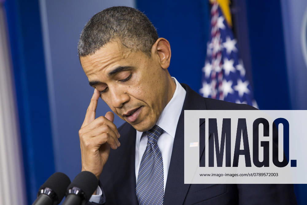 Shooting at elementary school in Connecticut President Barack Obama delivers remarks in response to the school shooting at Sandy Hook Elementary School in Newtown, Connecticut. Twenty-seven people, including 18 children, have been killed in a shooting at Sandy Hook Elementary School in Newtown, Connecticut. (Pool photo by Kristoffer Tripplaar Sipa Press via Abaca Press MCT) WASHINGTON DC USA
