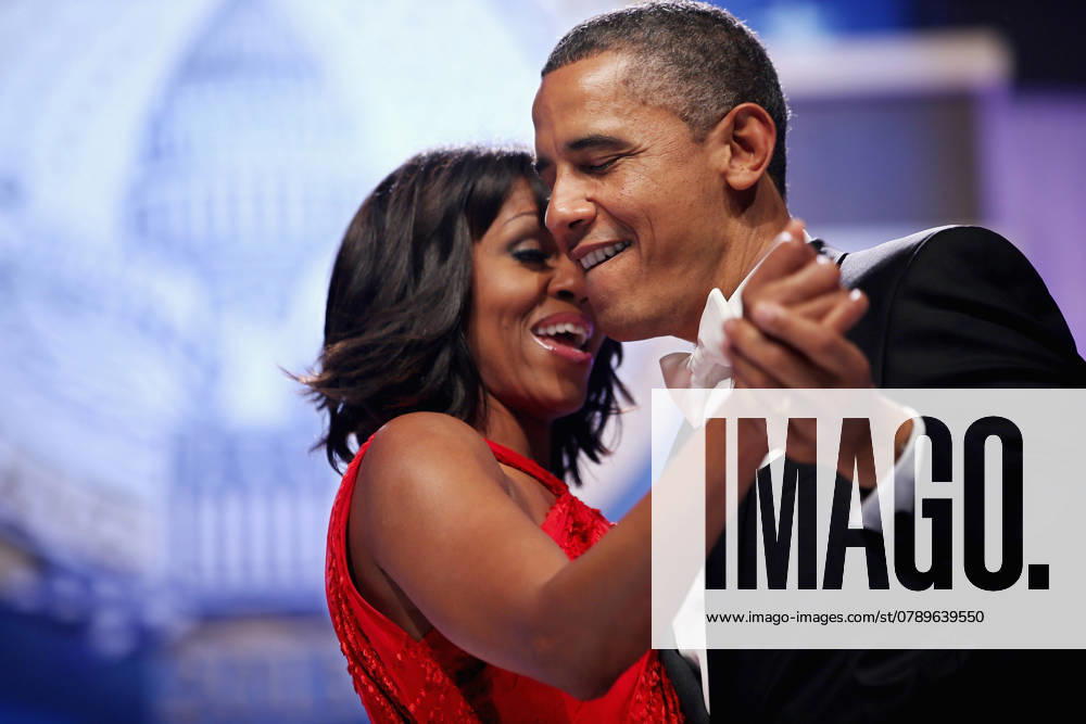 Inauguration for President Barack Obama s second term President Barack Obama and first lady Michelle Obama dance during the Inaugural Ball on Monday, January 21, 2013 in Washington, D.C. (Pool photo by Chip Somodevilla Getty Images MCT) WASHINGTON DC USA