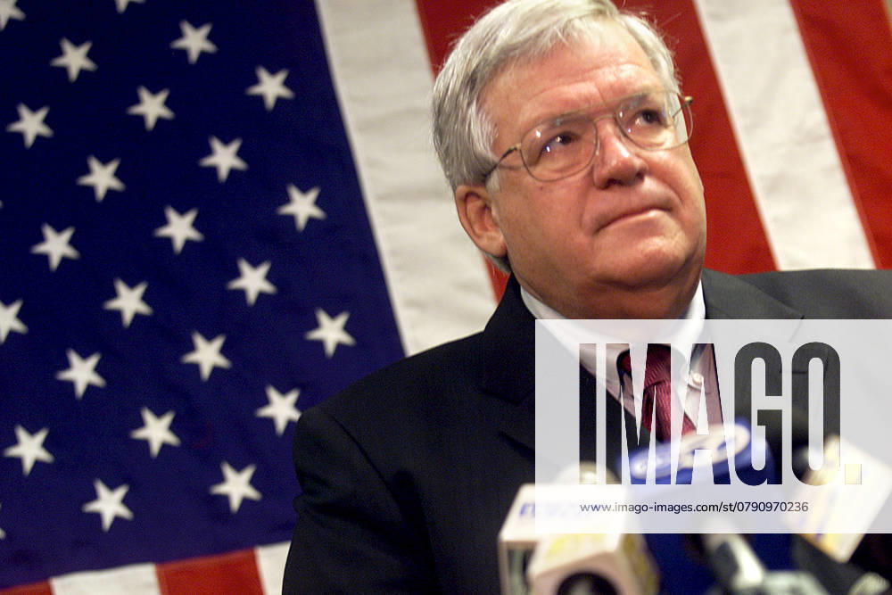 Ex-House Speaker Dennis Hastert paid to conceal sexual misconduct: sources House Speaker Denise Hastert speaks from his home office in Batavia on Sept. 12, 2001 to media about his experience during the Sept. 11 terriorist attack on America and the government s current position in seeking justice. (Jimi Allen Chicago Tribune TNS) USA