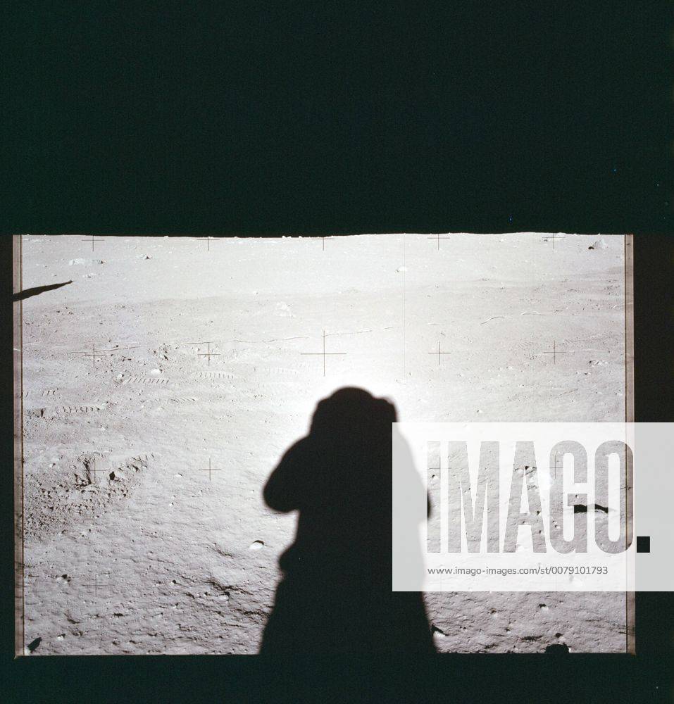 Apollo 11 Astronaut Neil A. Armstrong s shadow during July 20, 1969 s history making voyage to the moon. CA USA